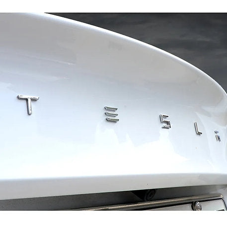 3D Individual Self-Adhesive Letters for Tesla Trunk