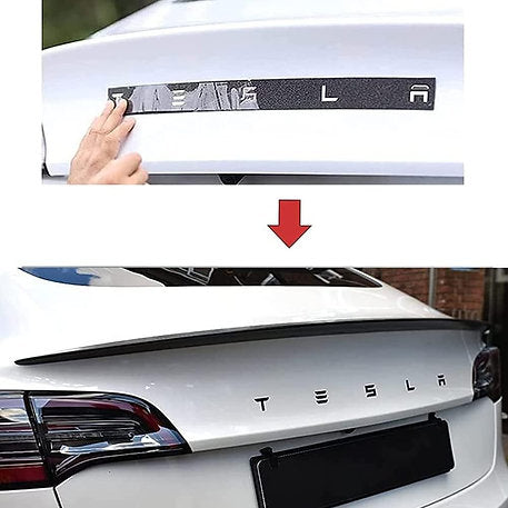 Lettres autocollantes Individuelles 3D pour Coffre Tesla