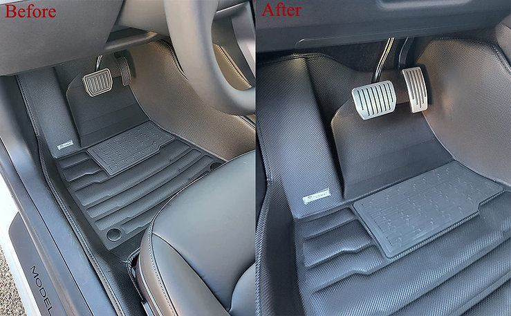 Lot de 2 housses de protection de pédalier TESLA model 3 et Y