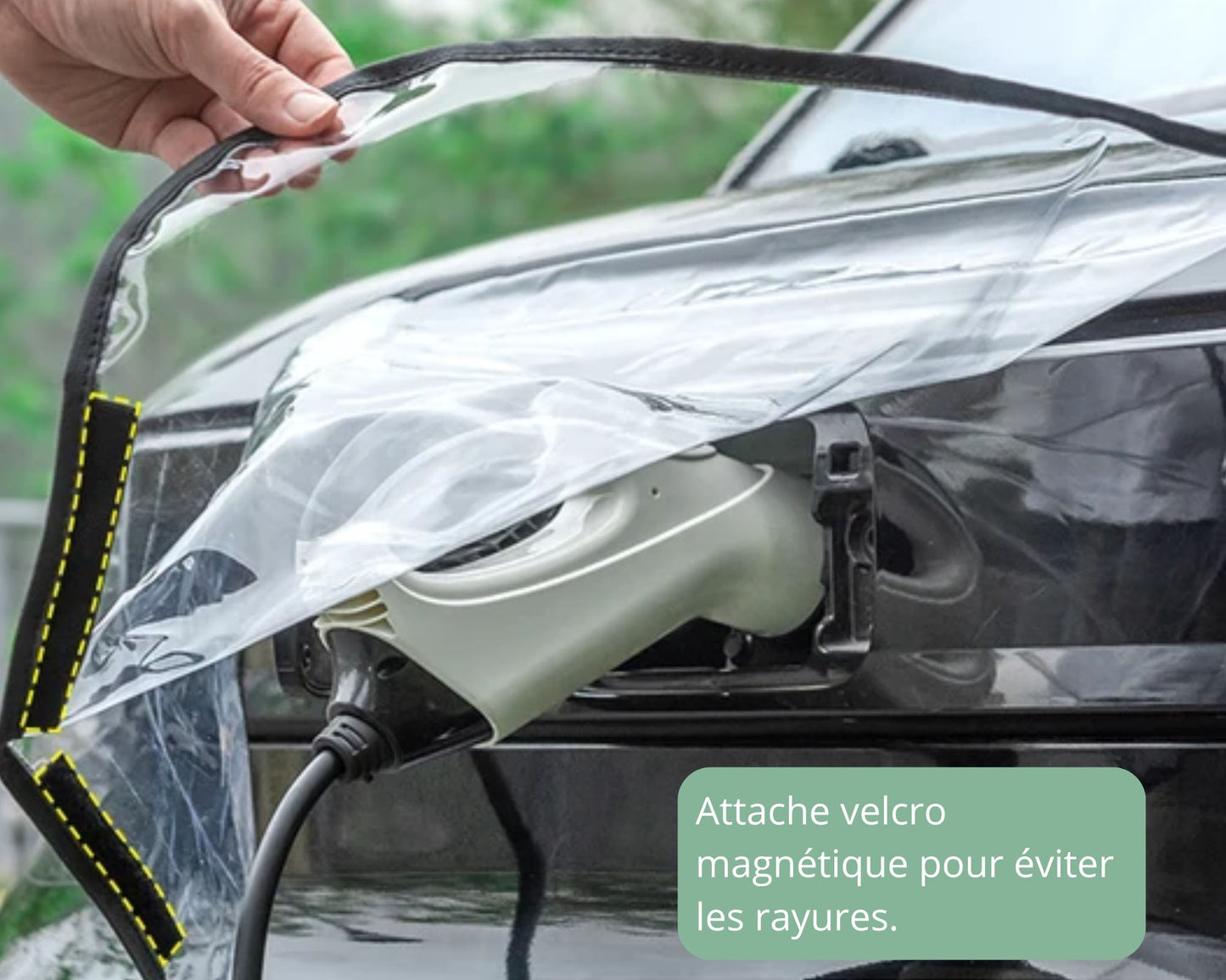 Support mural pour câble de charge Tesla model 3/S/Y/X et protection pluie OFFERTE